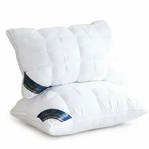 2pcs Hotel Collection Deep Sleep Pillow - Neck Support Non-Collapse Design Hypoallergenic for Side Supine Prone Sleepers pillows,Deals For You