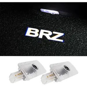 2-Piece Non-Fading LED Car Door Logo Lights, Cool Car Stuff, Laser Courtesy Projector Welcome Lights, Ghost Shadow Puddle Lamps, Compatible with BRZ Automotive Accessories