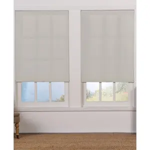 212 MAIN Cordless Light Filtering Cellular Window Shades - Child-Safe Cordless Blinds, Gray, 37 x 64 in.