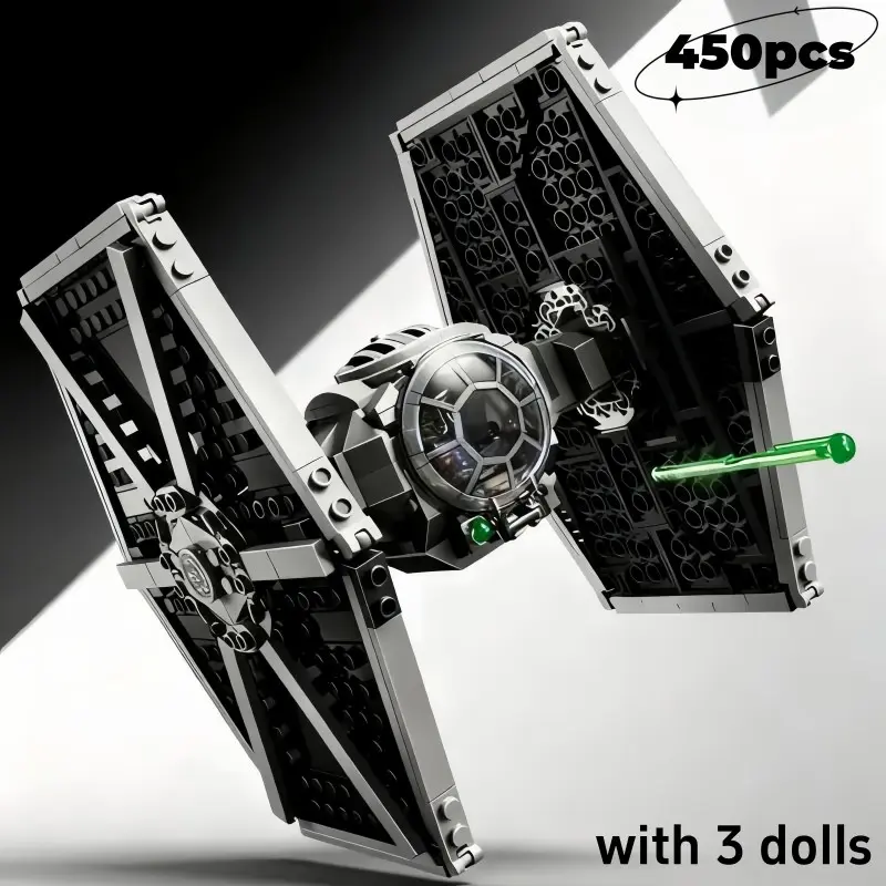 Fit 75300 Empire Tie-Fighter Model Kit, Space War Building Blocks Toy, Kids' Gift for Boys, New Arrival, Perfect for Collectors, Building Set, Building Block Sets, Model Building Kits