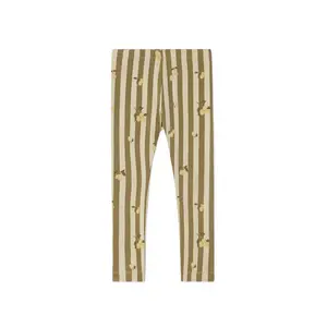 Garbo & Friends Stripe Prune Jersey Leggings