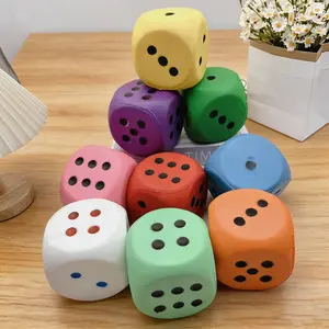 PU Dice Squishy Toy Slow Rise Stress Relief Fidget Toy ASMR Sensory Squeeze Kawaii Desk Decor Anxiety Relief Decompression Toy TikTok Viral Gift For Kids Adults Home Office School Party Favor Soft Foam Hand Squeeze Toy