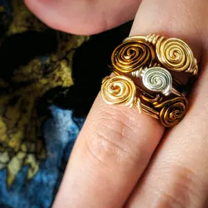 Wire Swirl Ring