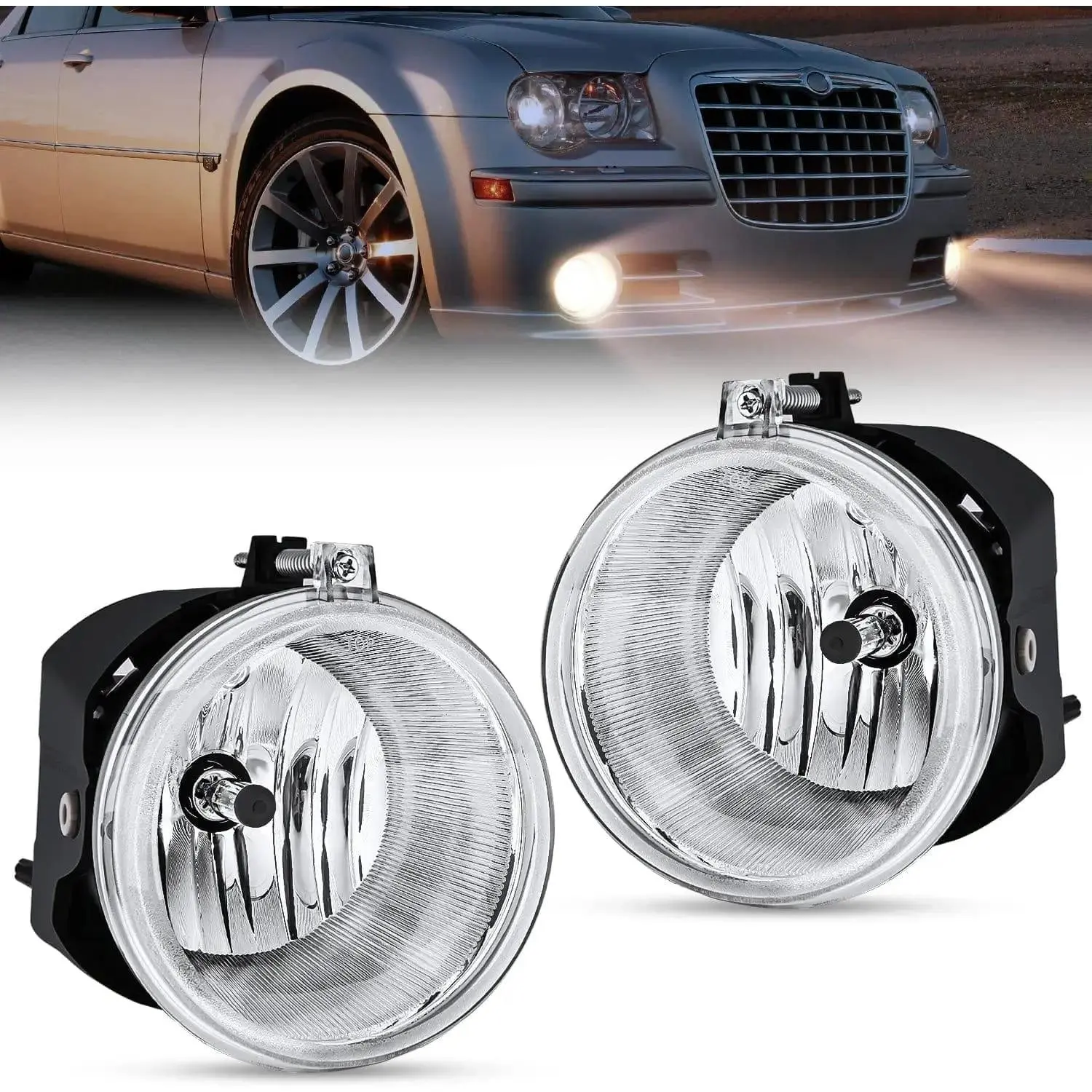 Nilight 2005 2006 2007 2008 2009 2010Dodge Grand Cherokee 2007 2008 2009 Durango 2007 2008 2009 Chrysler 300 SRT8 Aspen 2005 2006 2007 2008 2009 Dodge Dakota 2006 2007 2008 2009 2010 Commander 2006 2007 2008 Raider Fog Light Assembly, Car Accessories, Rep