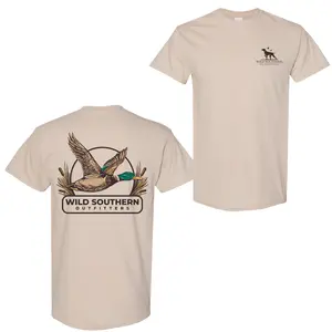 Wild Southern Outfitters Mallard T-Shirt, Duck Hunting Shirt, 2-Sided Graphic Tee, Outdoor Casual Wear for Men and Women