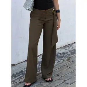 Elisson Layered Buckle Pants Grey