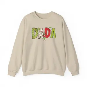Grinchy Dada Crewneck Sweatshirt, Christmas Gift For Dad, Grinchy Lovers Gift, Daddy Grinchy Shirt, Ugly Xmas Sweater, Xmas Sweater For Him