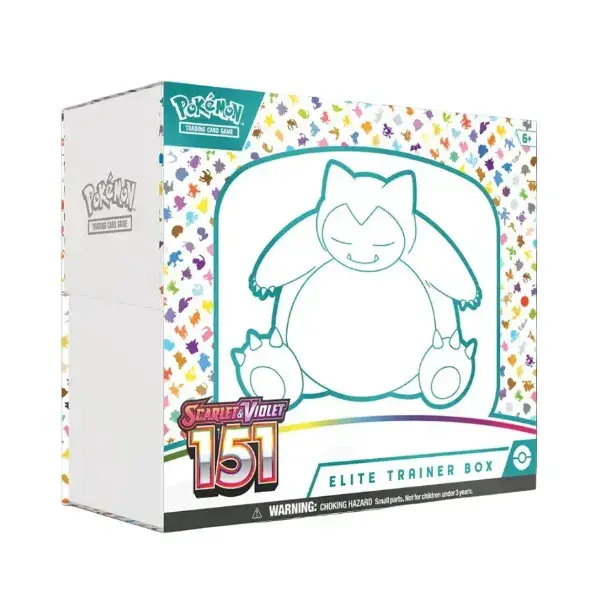 Pokemon TCG ETB: Scarlet & Violet 151 Elite Trainer Box - Collectible Card Game with 9 Booster Packs, 65 Card Sleeves, Organizer & Code Card for Mew ETB cards sealed english tcg