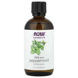 NOW Foods Essential Oils, Peppermint, 4 fl oz (118 ml)