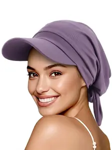 Newsboy Cap for Women Chemo Headwear with Scarfs Hair Loss Available All Year Fitted Cap