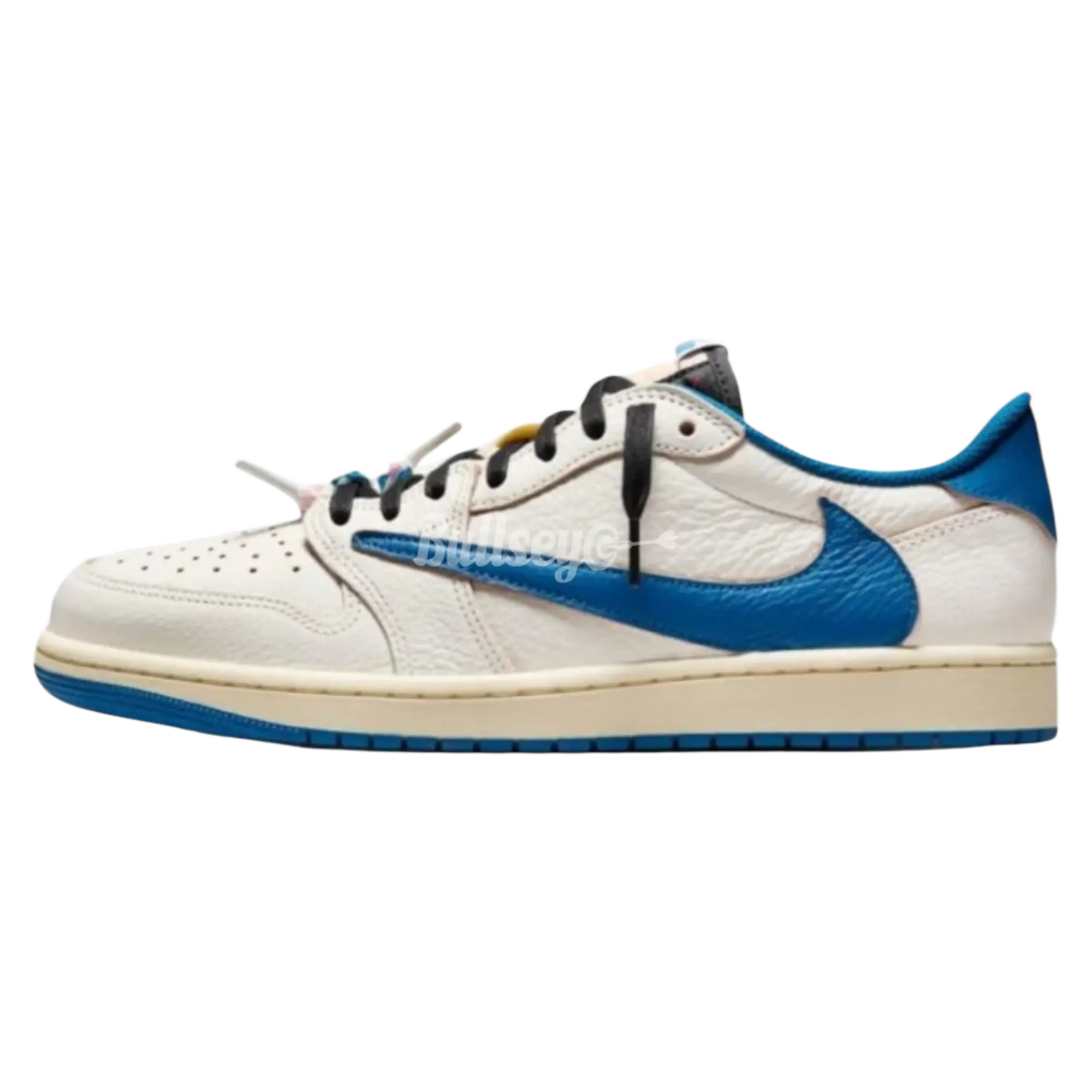 994809 Jordan 1 Retro Low OG SP Fragment x Travis Scott Sail Military Blue