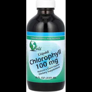 World Organic - Chlorophyll Liquid 100mg, 8 oz liquid