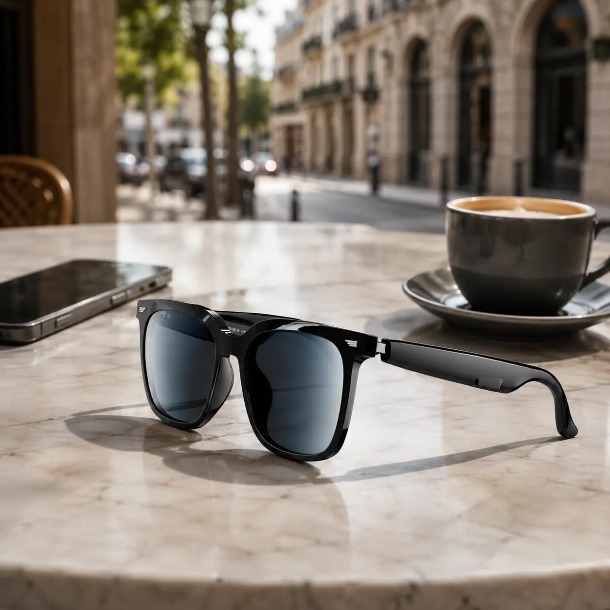 2026 New Model: Minimalist smart audio glasses, open-ear wireless earbud glasses equipped with a high‑definition microphone, suitable for driving, travel, and outdoor sports