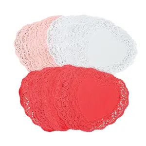 Bulk 100 Pc. Delightful Paper Heart Doilies