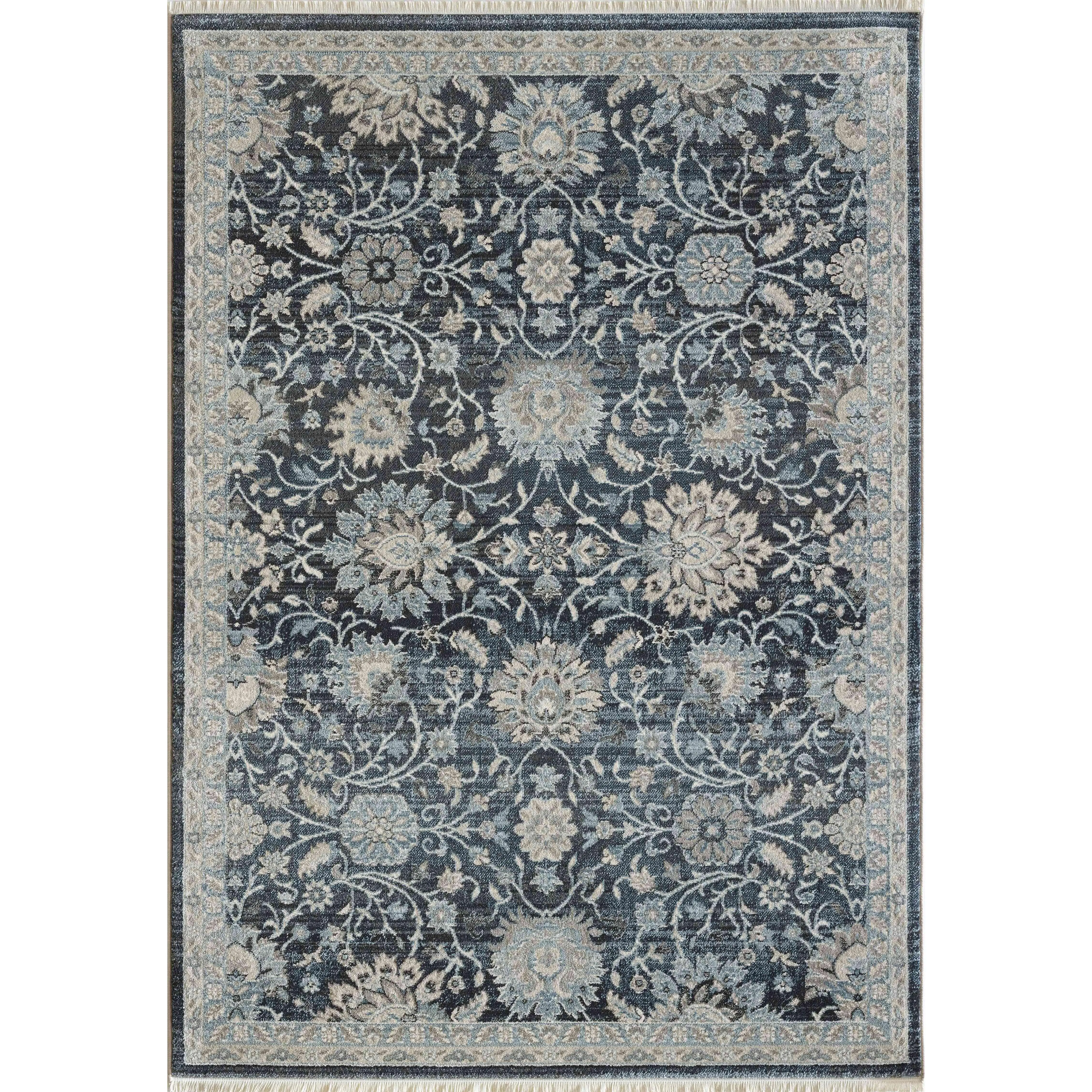 Dynamic Rugs Juno 6883 Blue Transitional Machine-Made Rug