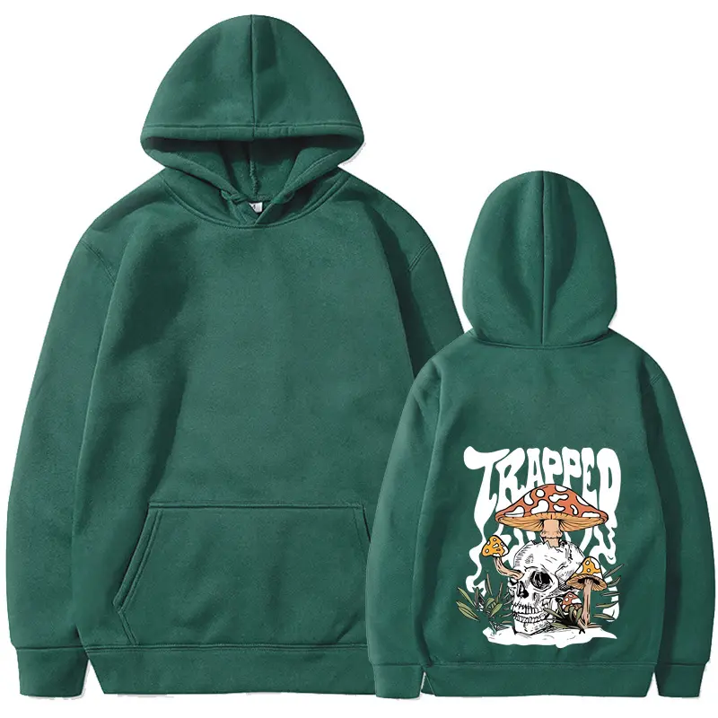 dark green+White text