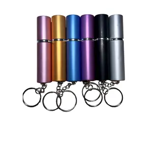 Bling travel perfume keychain