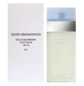 Dolce and Gabbana Light Blue Eau De Toilette Spray 3.3 Fluid Ounce (Tester/Plain Box) - Elegant Design for Women