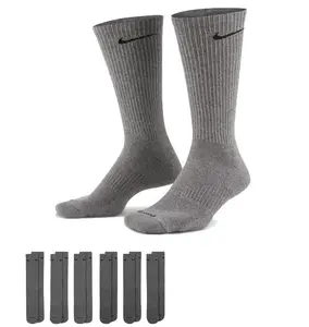 Nike Everyday Plus Crew 6 Grey Medium