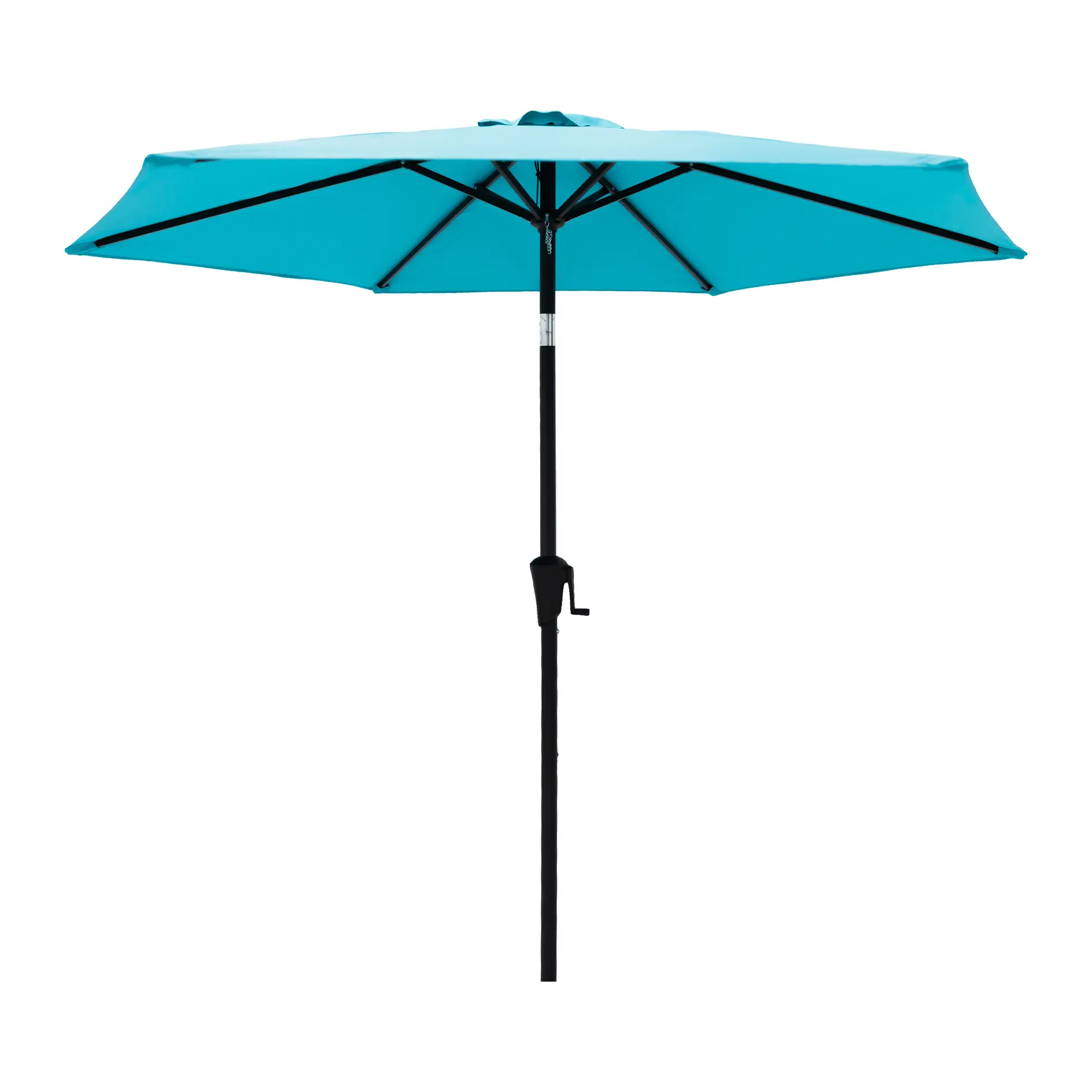 FLAME&SHADE 9 ft Outdoor Market Patio Table Umbrella with Tilt