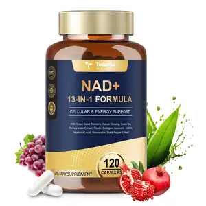 Totaria Health NAD+ 13-IN-1 Formula Supplement with Nicotinamide Riboside Resveratrol Quercetin Betaine for Anti Aging Energy Immune Support - Antioxidant Complex