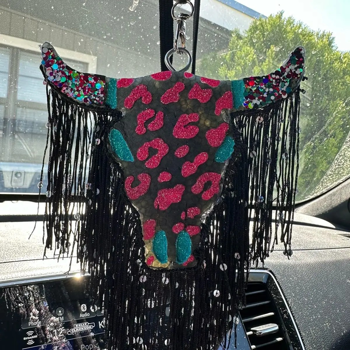 Leopard Bull Car Freshie