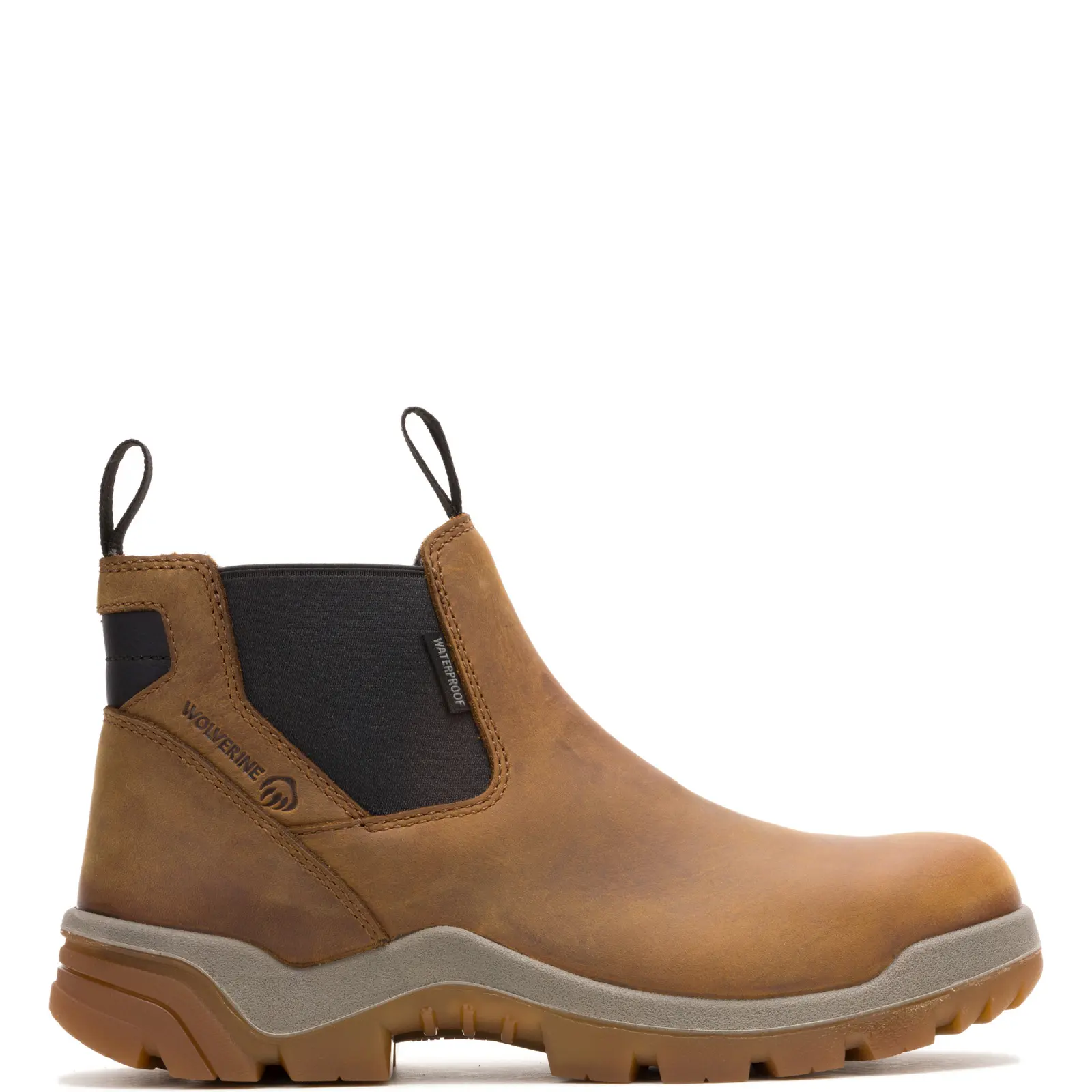 Wolverine Vantage Hyprest Waterproof Romeo Mens Brown Work & Safety Boots