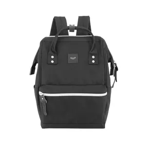 Water Resistant Canvas Backpack Bag with Side Pockets backpack angel  tree