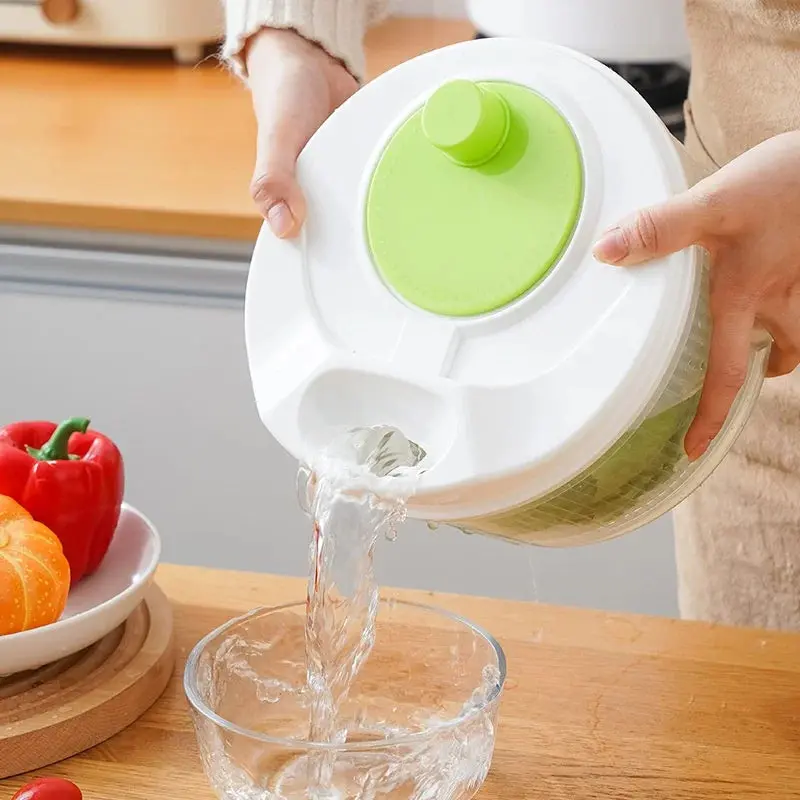 FreshSpin Manual Salad Spinner & Vegetable Dryer