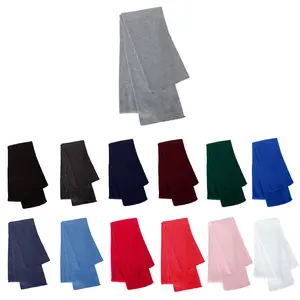 COUVER Unisex Solid Knit Scarf Soft Cashmere Feel Lightweight Scarves