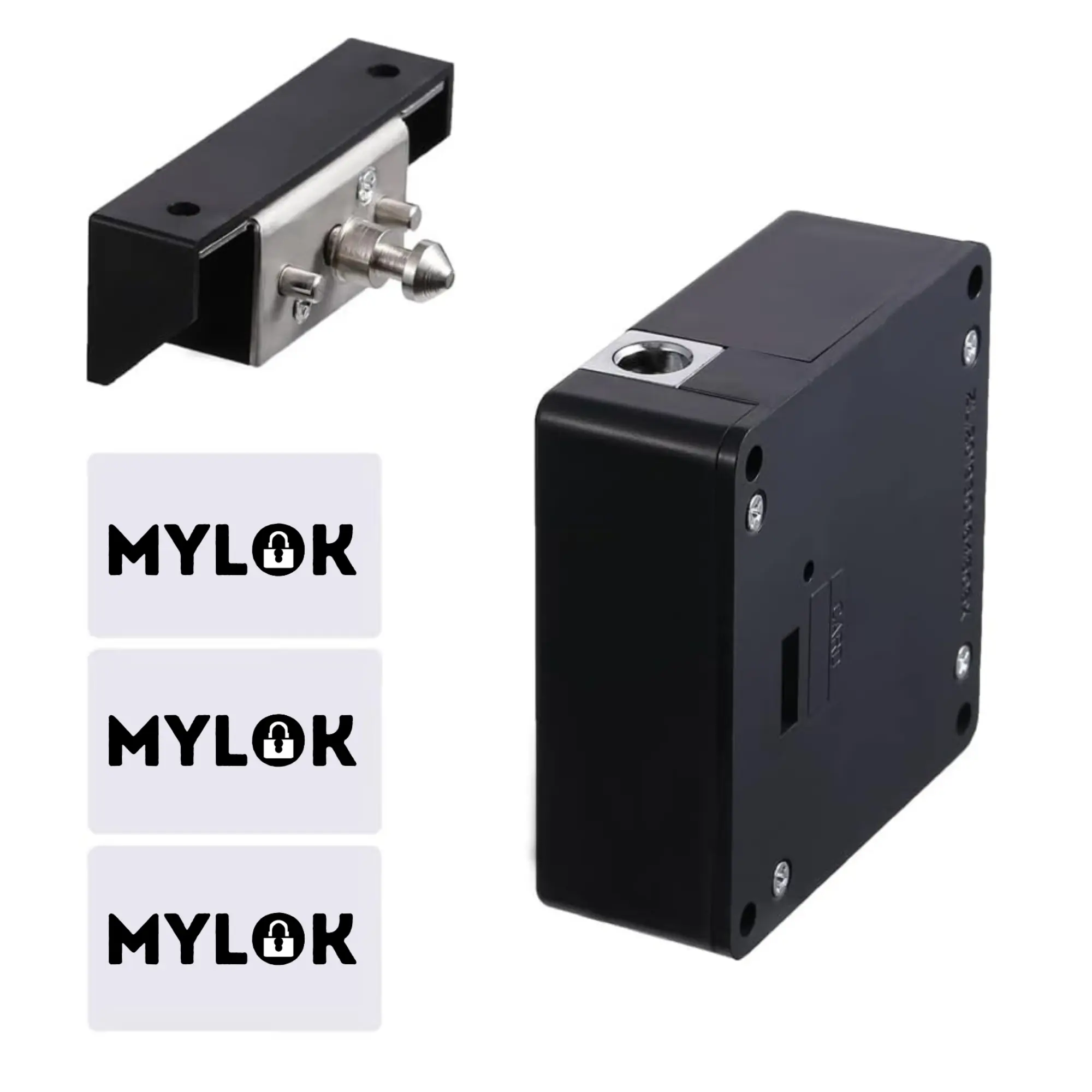 MyLok - Smart Drawer Lock with 3 KeyCards and Industrial Mounting Tape
