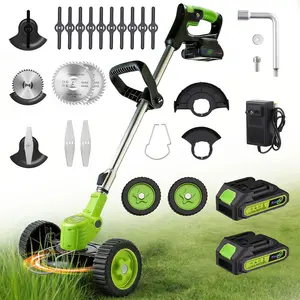 3 In 1 Cordless Grass Trimmer, Weed Eater and Edger,summervibes