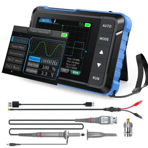 FNIRSI DSO153 2 in 1 Handheld Oscilloscope/DDS Signal Generator  Digital Portable Automotive Oscilloscope with 2.8 inch TFT  1MHz Bandwidth  5MS/s Sampling Rate  Trigger Function Auto/Nomal/Single