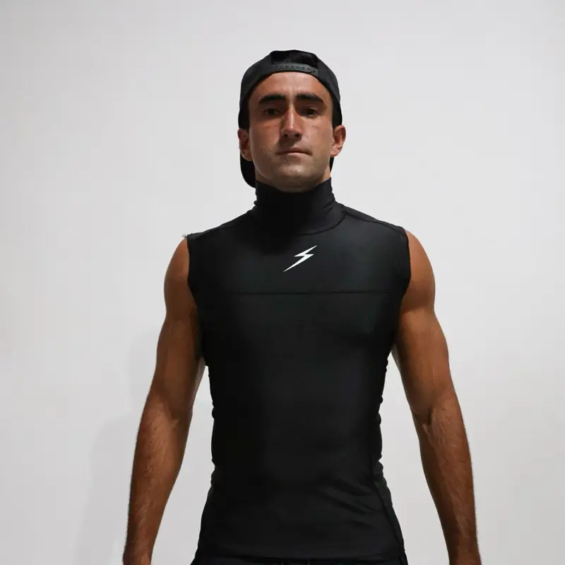 DRVN Tank Top Turtleneck Compression Shirt