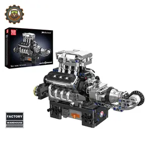 Turbocharged V8 Engine 737pcs