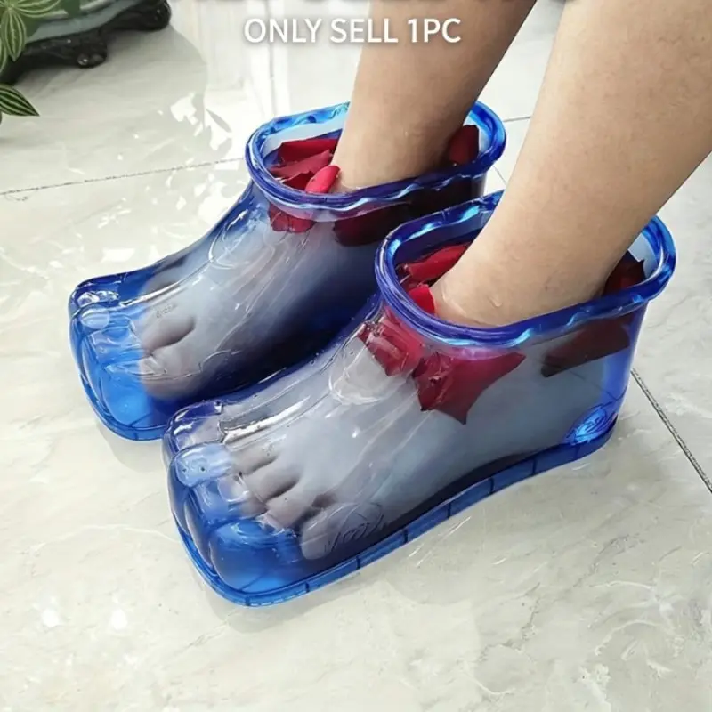 Portable Foot Bath Basin, Collapsible Foot Bath, Foot Spa Bath — Ideal for Pedicures and Heat Therapy Relaxation | Enhances Blood Circulation | Fragrance-Free | No Electricity or Batteries Required