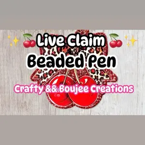 {Live Claim} Beaded DIY Pens