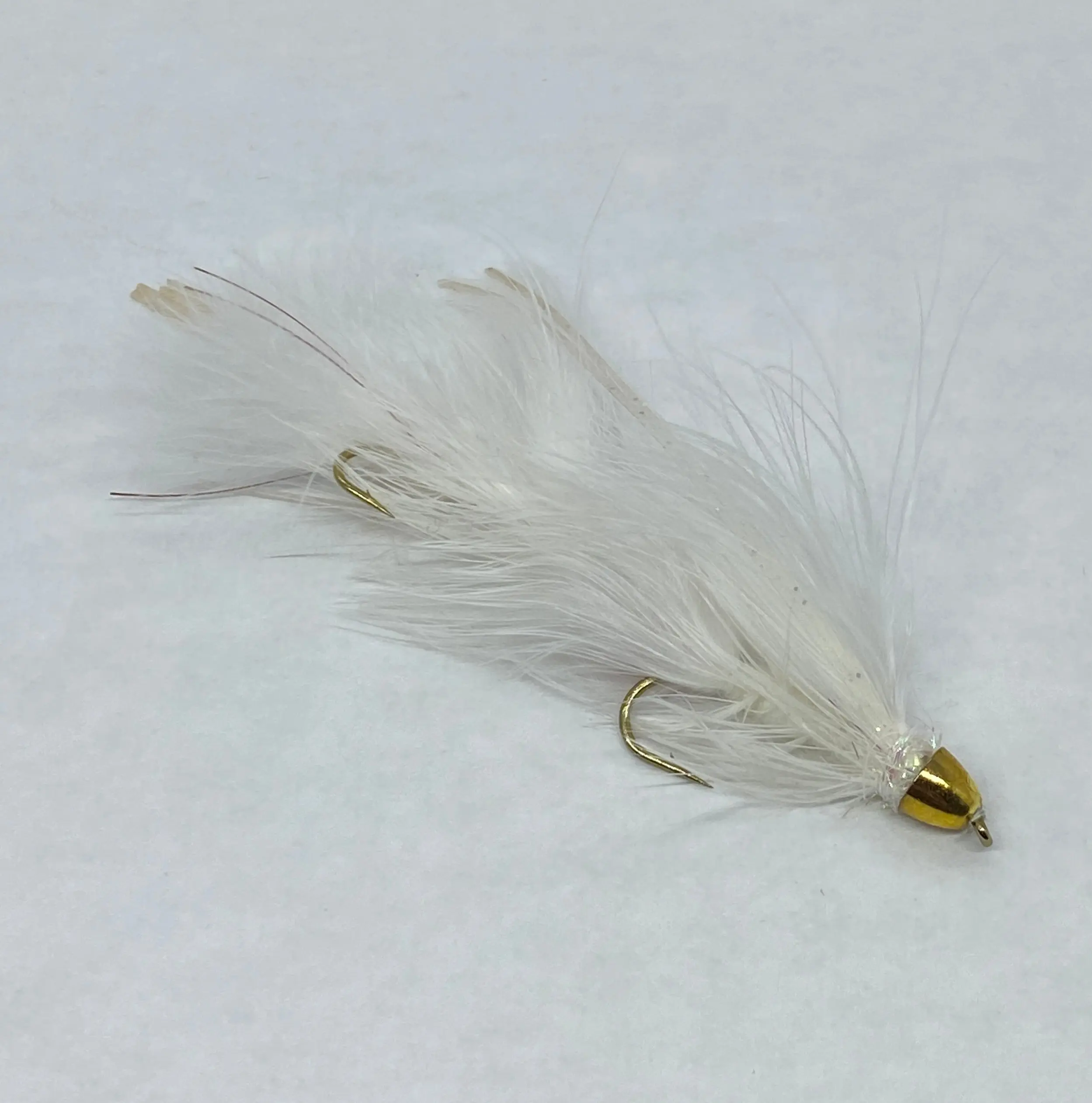 Peanut Envy White Articulated Streamer- Strike Fly Company