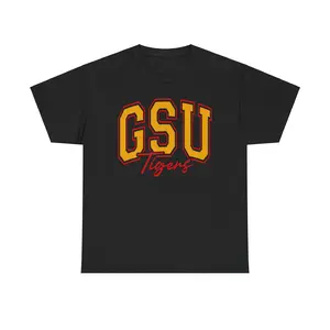 GSU Tigers Unisex Tee, Grambling State University Shirt, College Sports Fan Gift, Game Day Apparel, Cotton Tee for Students, Alumni