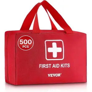 VEVOR Survival First Aid Kit, 250 Pieces, 600D Nylon Trauma First Aid Bag, Survival Gear and Equipment, Emergency Kits, for Men Women Camping, Boat, Earthquake, Hiking, Hunting, and Outdoor AdventureVEVOR Super Brand Day