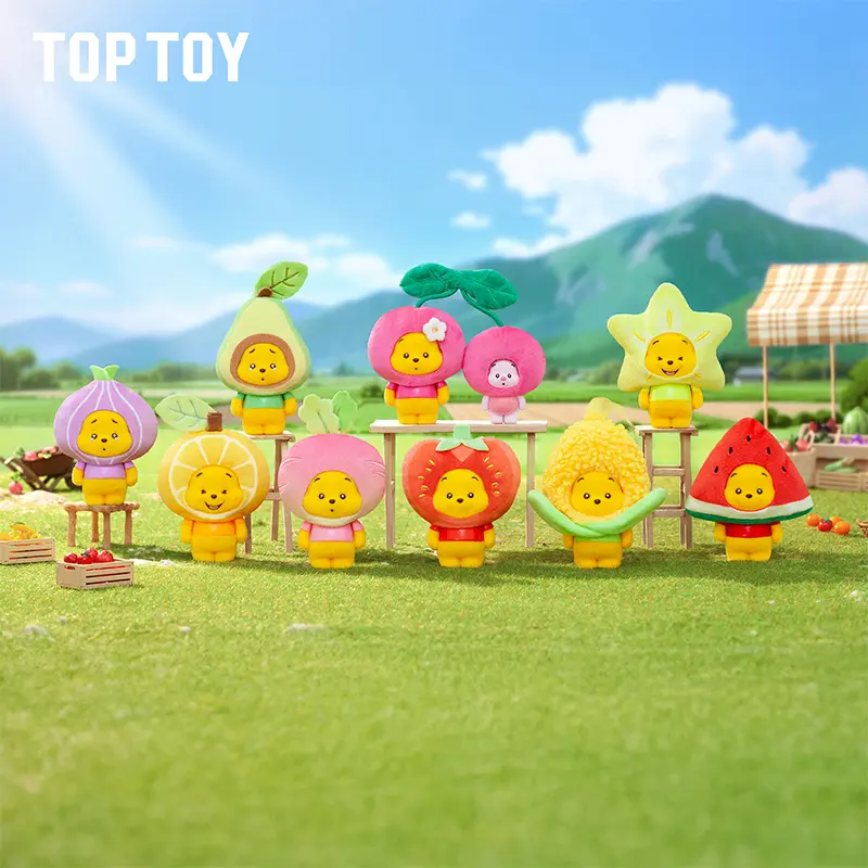[Valentine's Day Gift]TOPTOY Winnie the Pooh The Little Orchard Blind Box – Perfect Valentine's Day&Birthday gift, Cute Garden-Themed Collectibles, Fit for Dorm/Office Decor, Great Gift for Kids & Families,Perfect Gift for Mom,#Summervibes