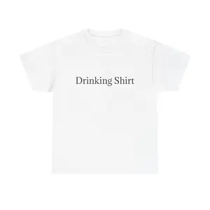 Streetwear Funny Cotton Drinking & Driving Shirt, Casual Wear, Gifts for Friends, Party Apparel, Humor Clothing Menswear Top Tshirt Shortsleeve Gamis Crewneck