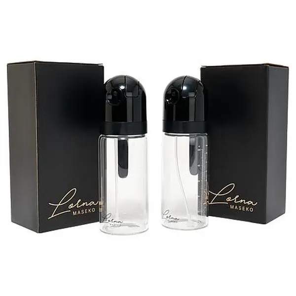 Lorna Maseko Set of 2 Spray & Pour Glass Oil Sprayers