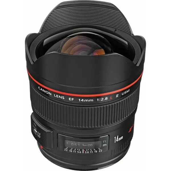 Canon EF 14mm f/2.8L II USM Digital Camera Lens - Ultra-Wide Angle, Manual Focus, EF Mount Compatibility