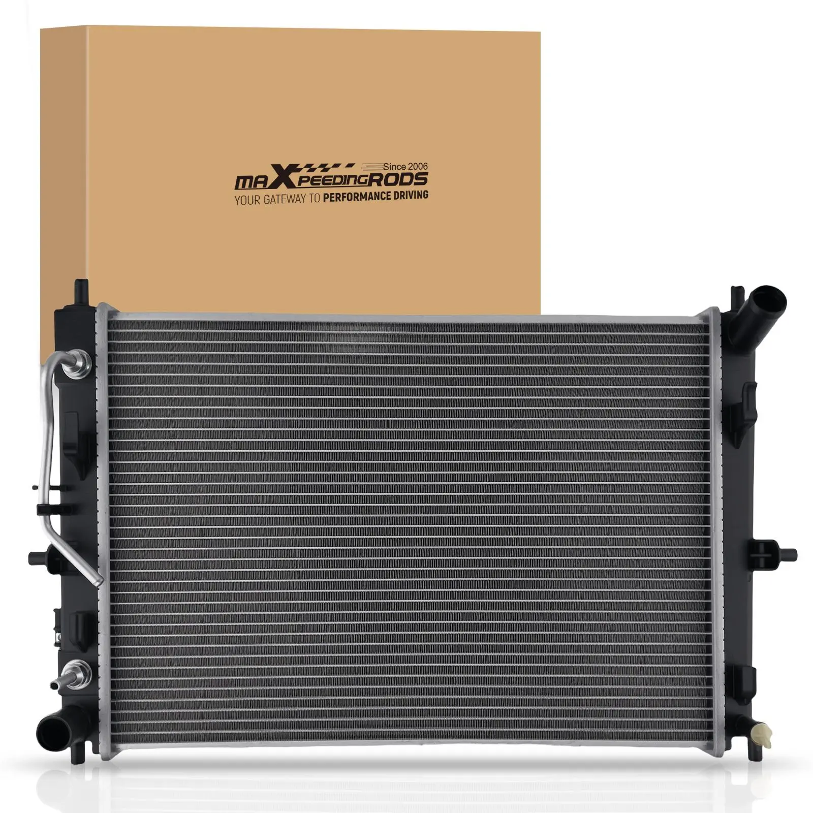 Aluminum Coolant Radiator compatible for Mazda MX-5 Miata 2.0L 2016-2023 Aluminum AT 13572