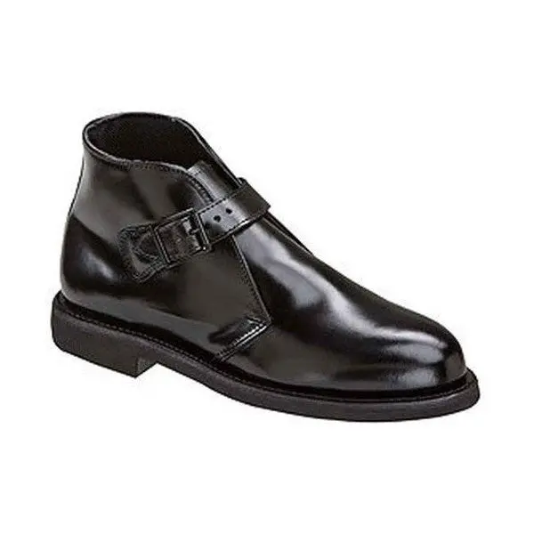Thorogood Leather Chukka Boot with Buckle Closure Smooth Genuine Leather Upper Adjustable Ankle Strap Comfortable Woven Lining Made in USA