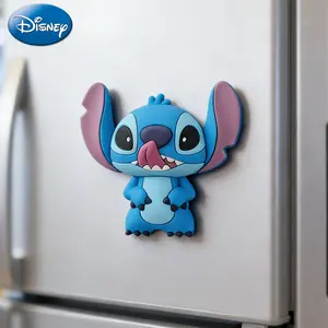 1PC Disney Officially Licensed Stitch Fridge Magnet Refrigerator Magnet 3D Figures Design Novelty DIY Kitchen Home Decor Exquisite Daily Gift