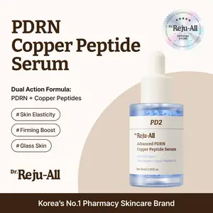 Dr.Reju-All Advanced PDRN Copper Peptide Serum – GHK-Cu with PDRN Serum for Face – Copper Peptides for Firming & Skin Elasticity – with Hyaluronic Acid & Hydrolyzed Collagen Peptides – 1.01 Fl Oz