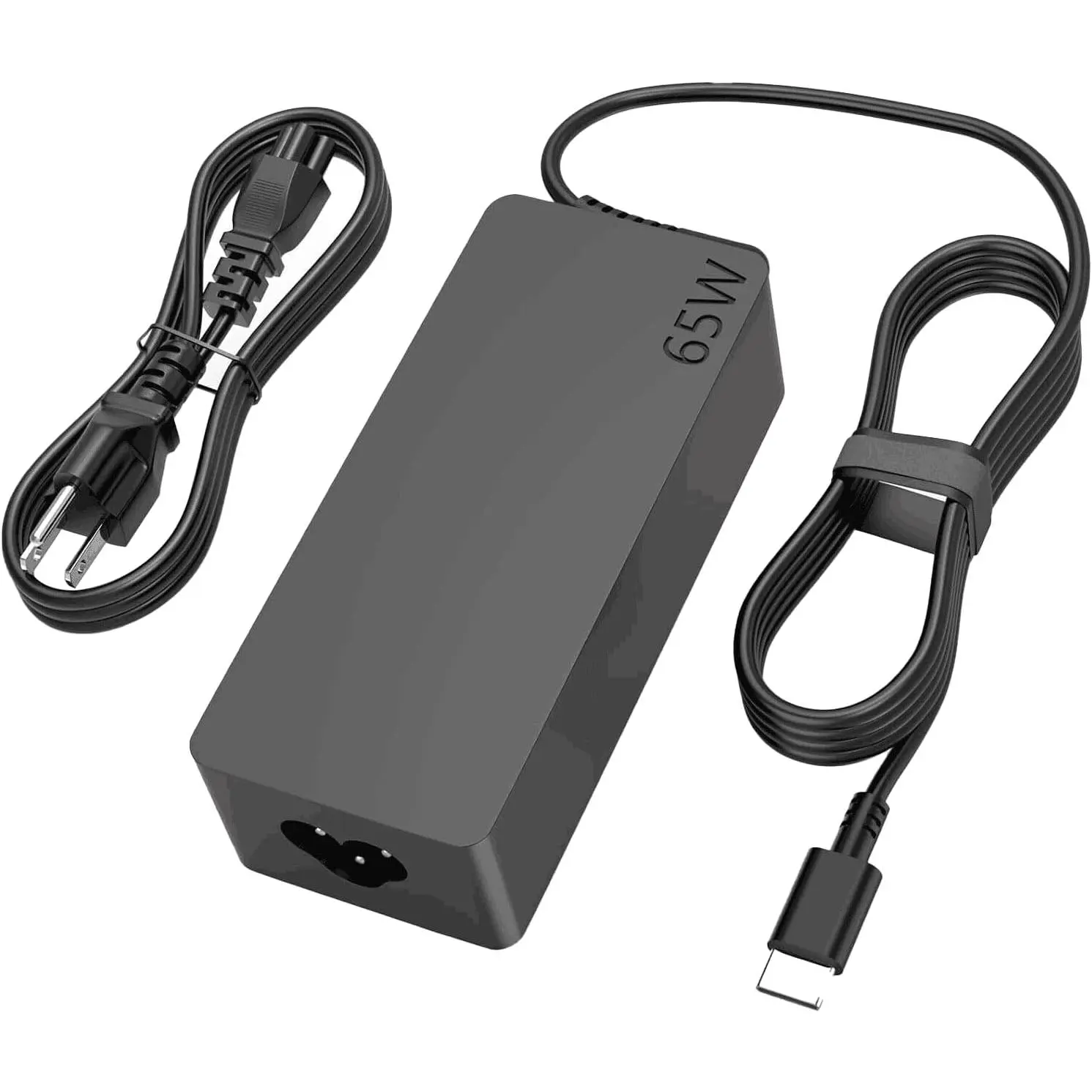 65W USB C Laptop Charger Compatible with Lenovo Thinkpad Chromebook Yoga Laptop and More USB Type C Power Cord