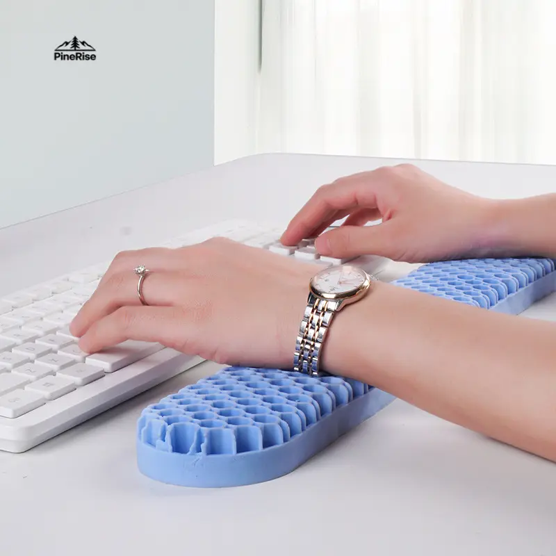 Women's Clutch Wristlet Accessory - Widened Thick TPE Keyboard Mouse Wrist Rest Pad, Non-Slip Ergonomic Hand Support Cushion, Office Wrist Protector by Summerwins
